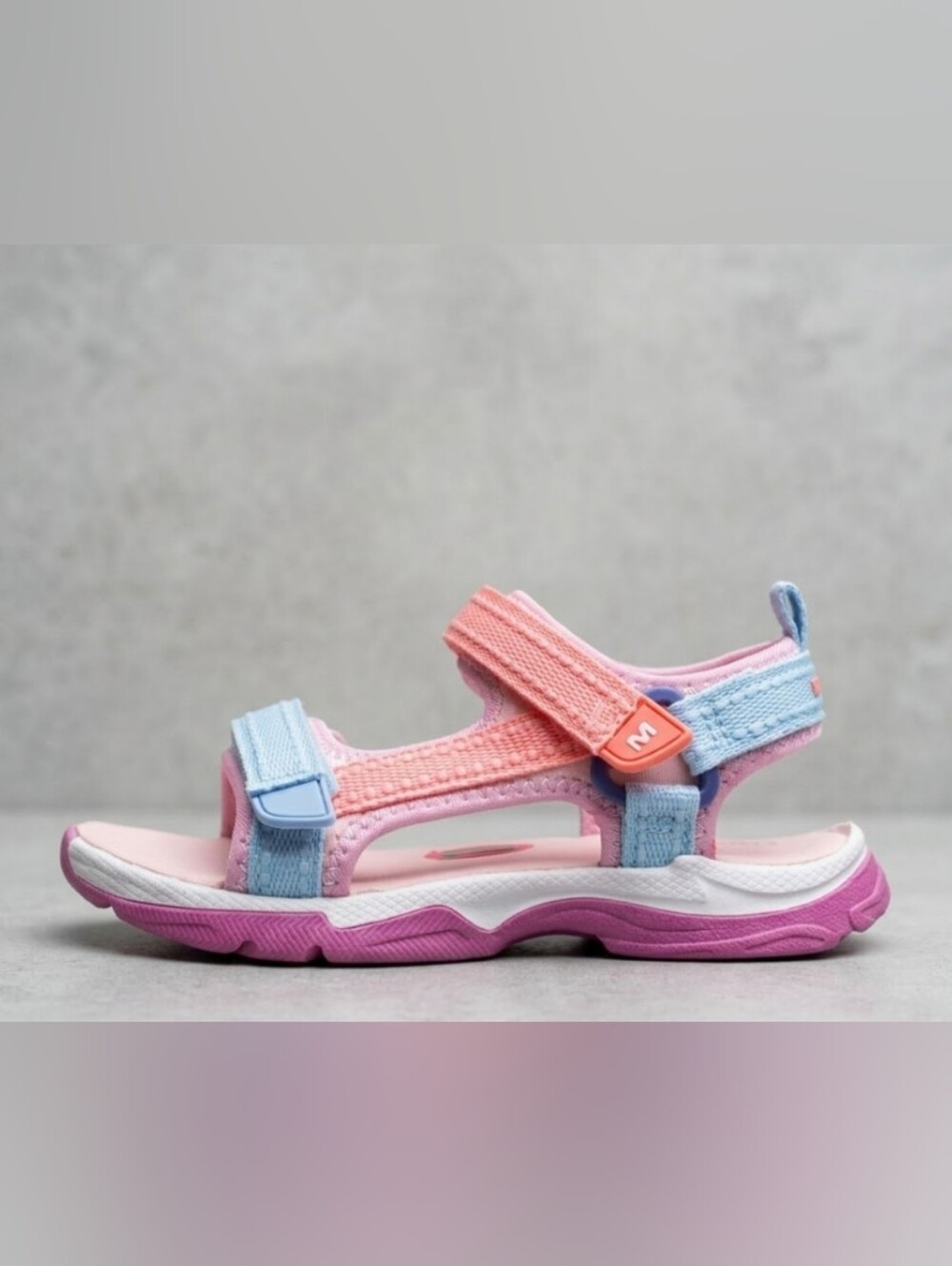 NEW! Merrell Waterproof Sport Sandals Pink & Light Blue Outdoor Sz 10